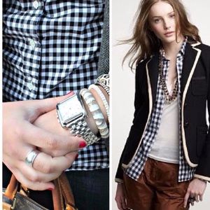 J Crew Buffalo Check Boyfriend Shirt